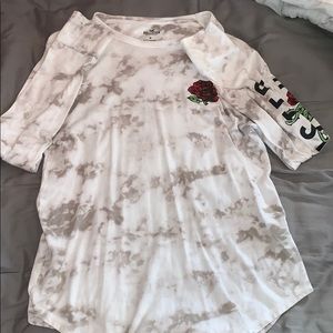 White Hollister long sleeve shirt!